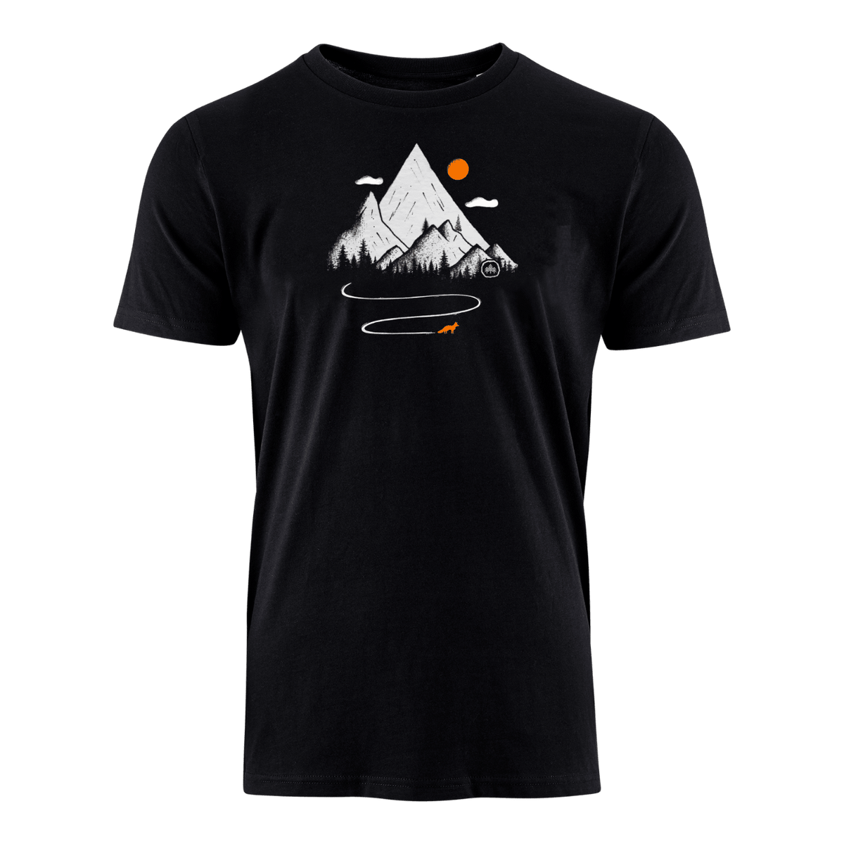 Fuchs Route - Bio Herren Shirt