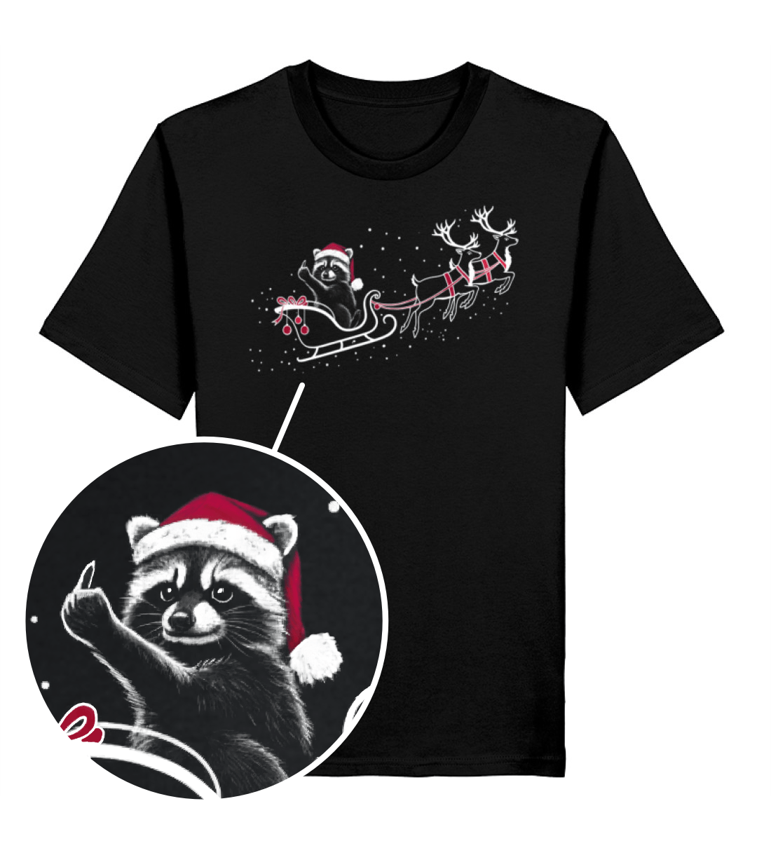 Freche Weihnachten - Bio Herren Shirt