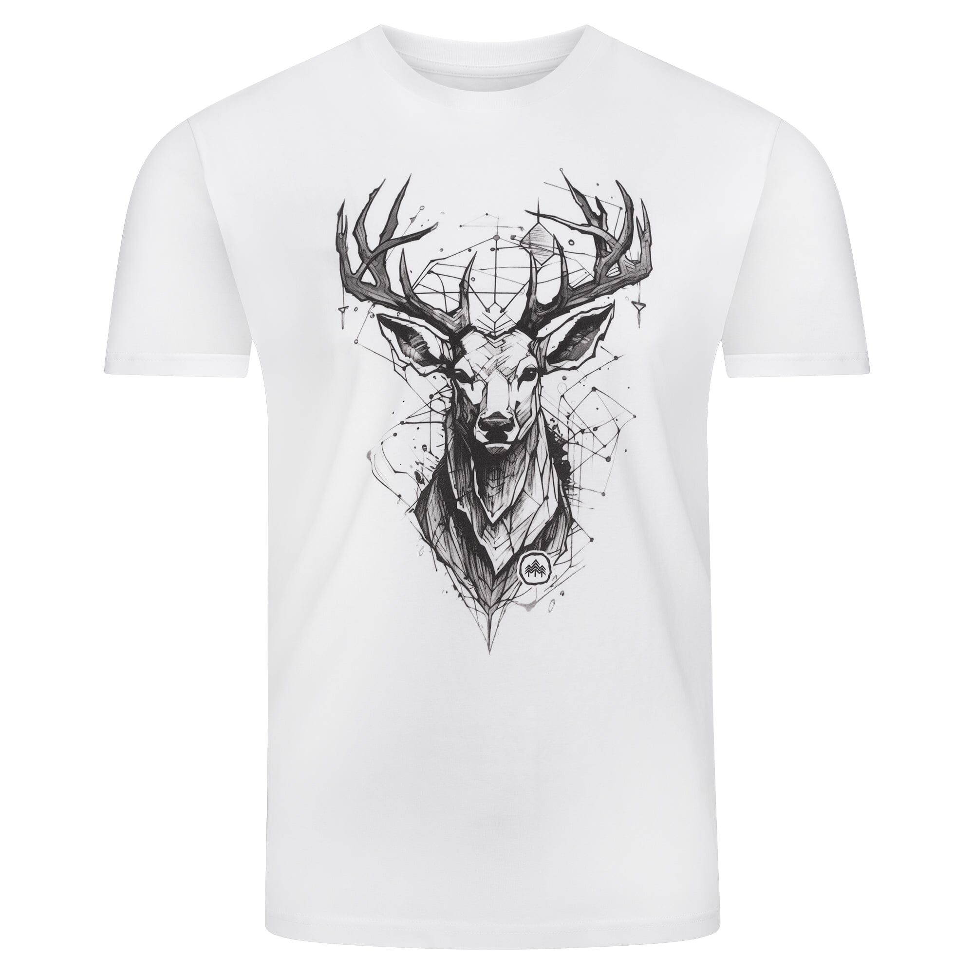 Hirsch Skizze - Herren Premium Organic Shirt