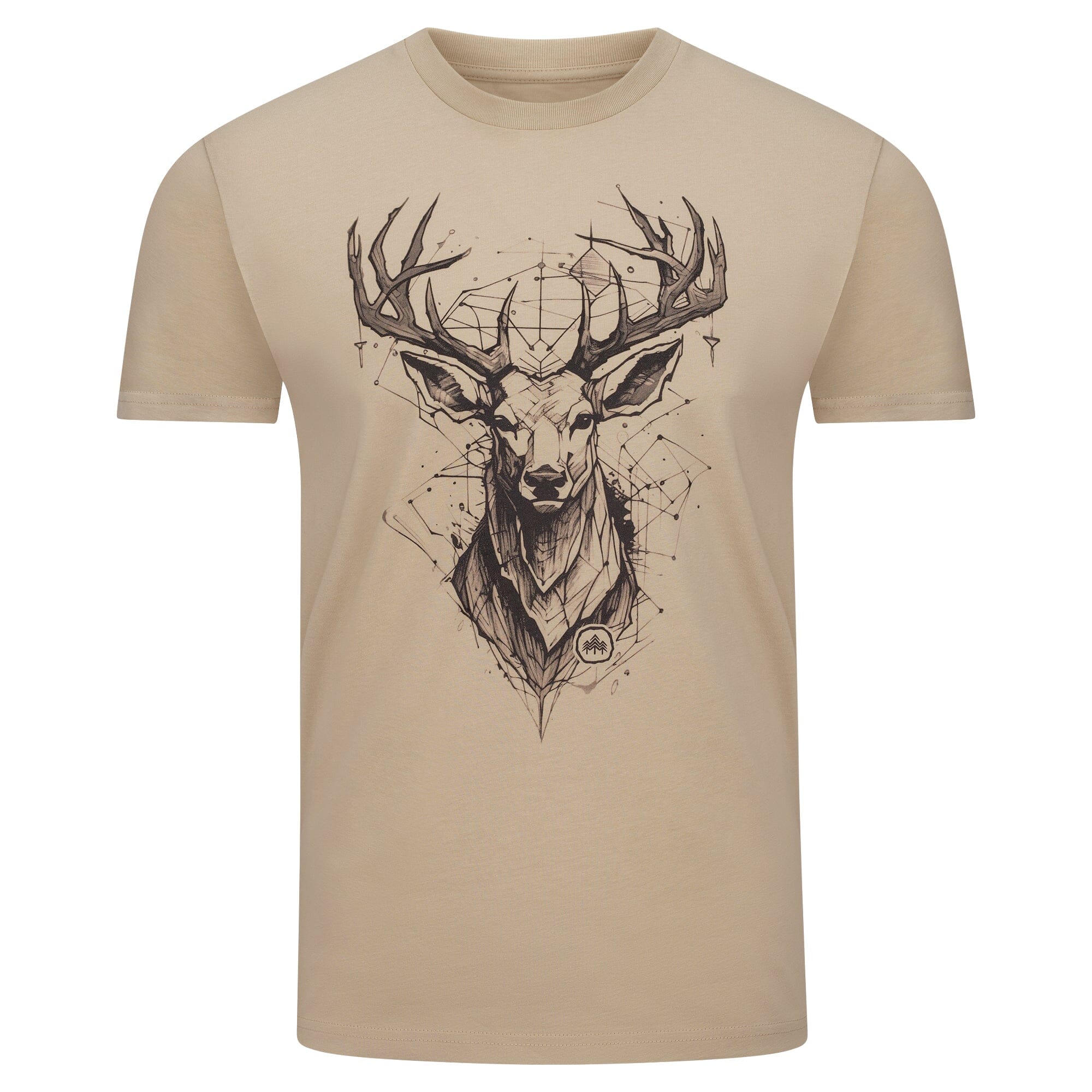Hirsch Skizze - Herren Premium Organic Shirt