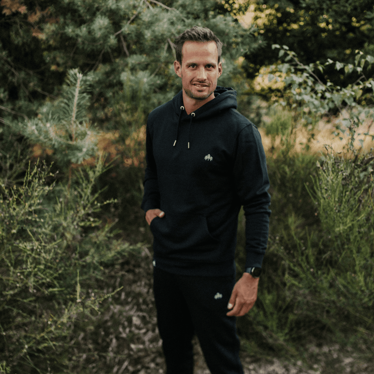 HOLZBRÜDER® Stick - Bio Unisex Hoodie (PREMIUM)