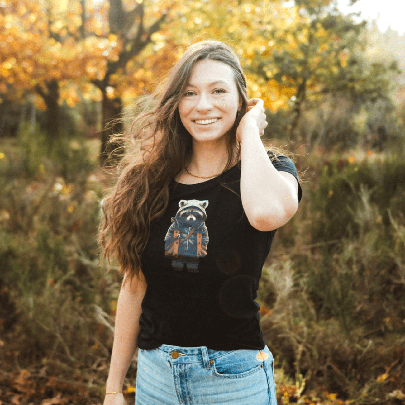 Willi Waschbär  - Bio Damen Shirt