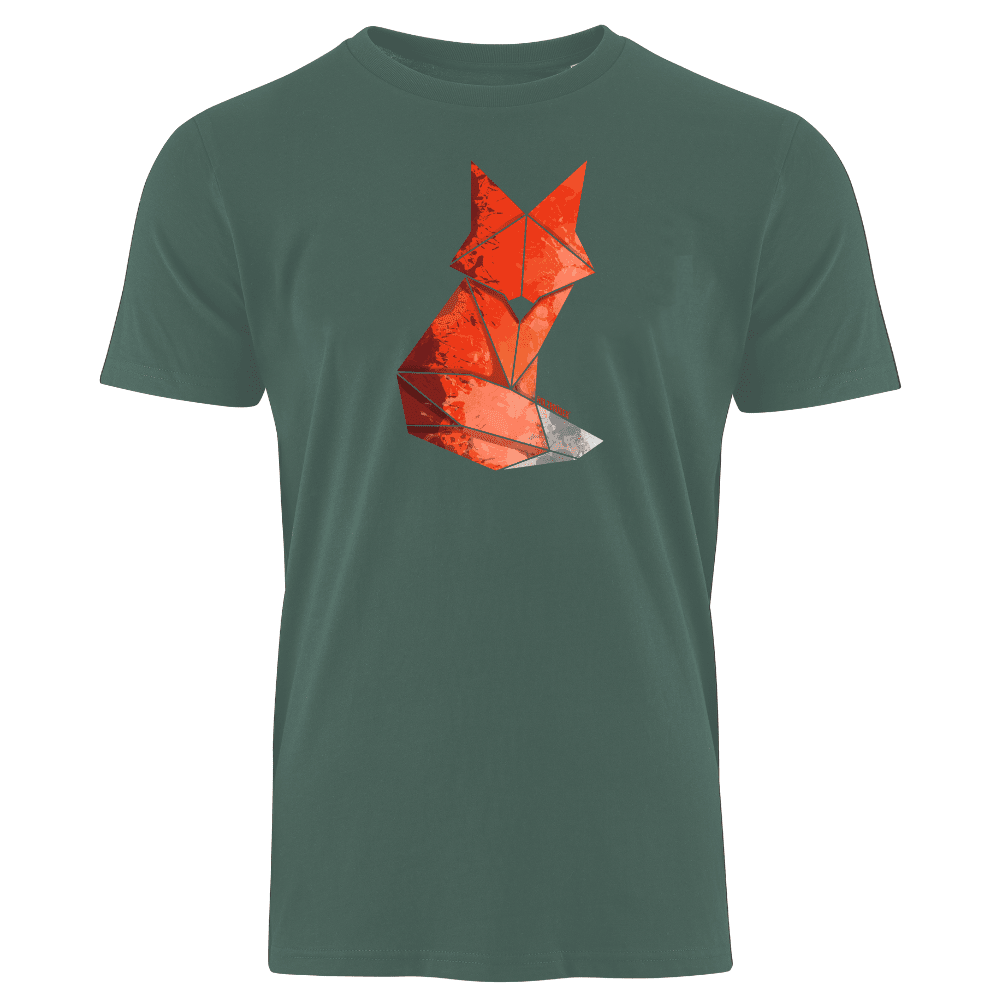 Origami Fuchs - Bio Herren Shirt