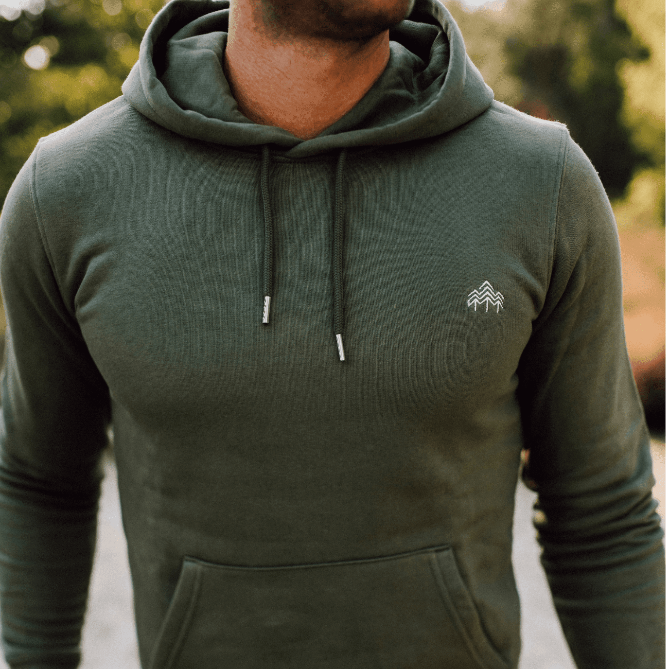 HOLZBRÜDER® Stick - Bio Unisex Hoodie (PREMIUM)