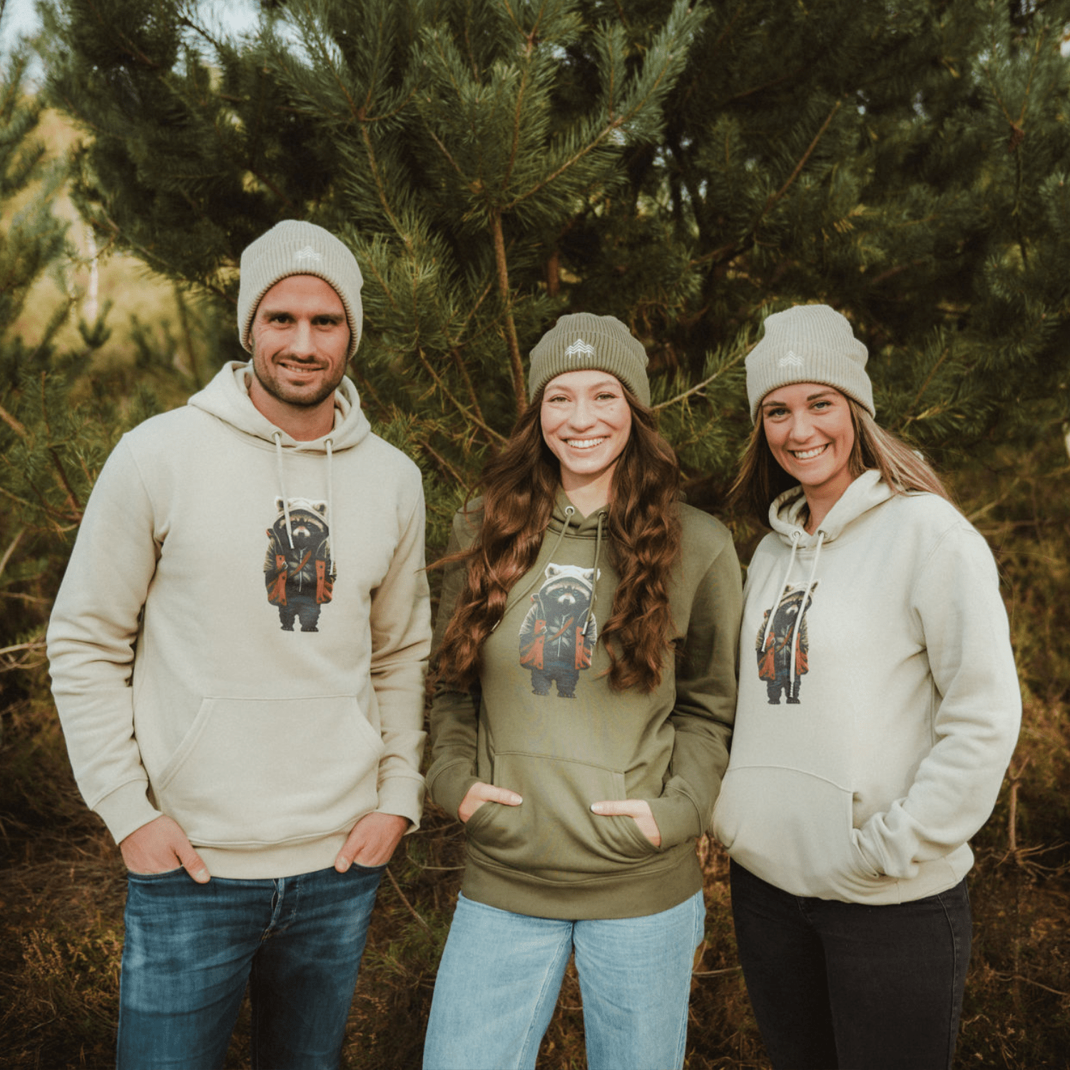 Willi Waschbär - Bio Unisex Hoodie (PREMIUM)