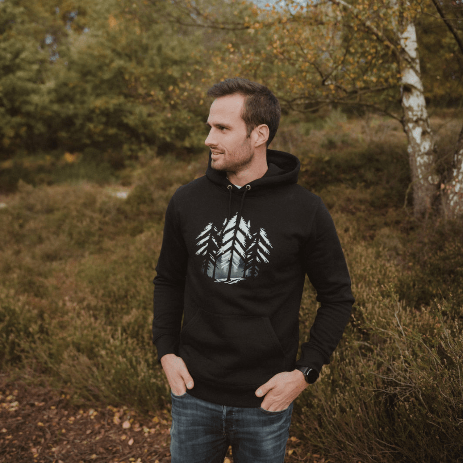 Wald Logo - Bio Unisex Hoodie (PREMIUM)