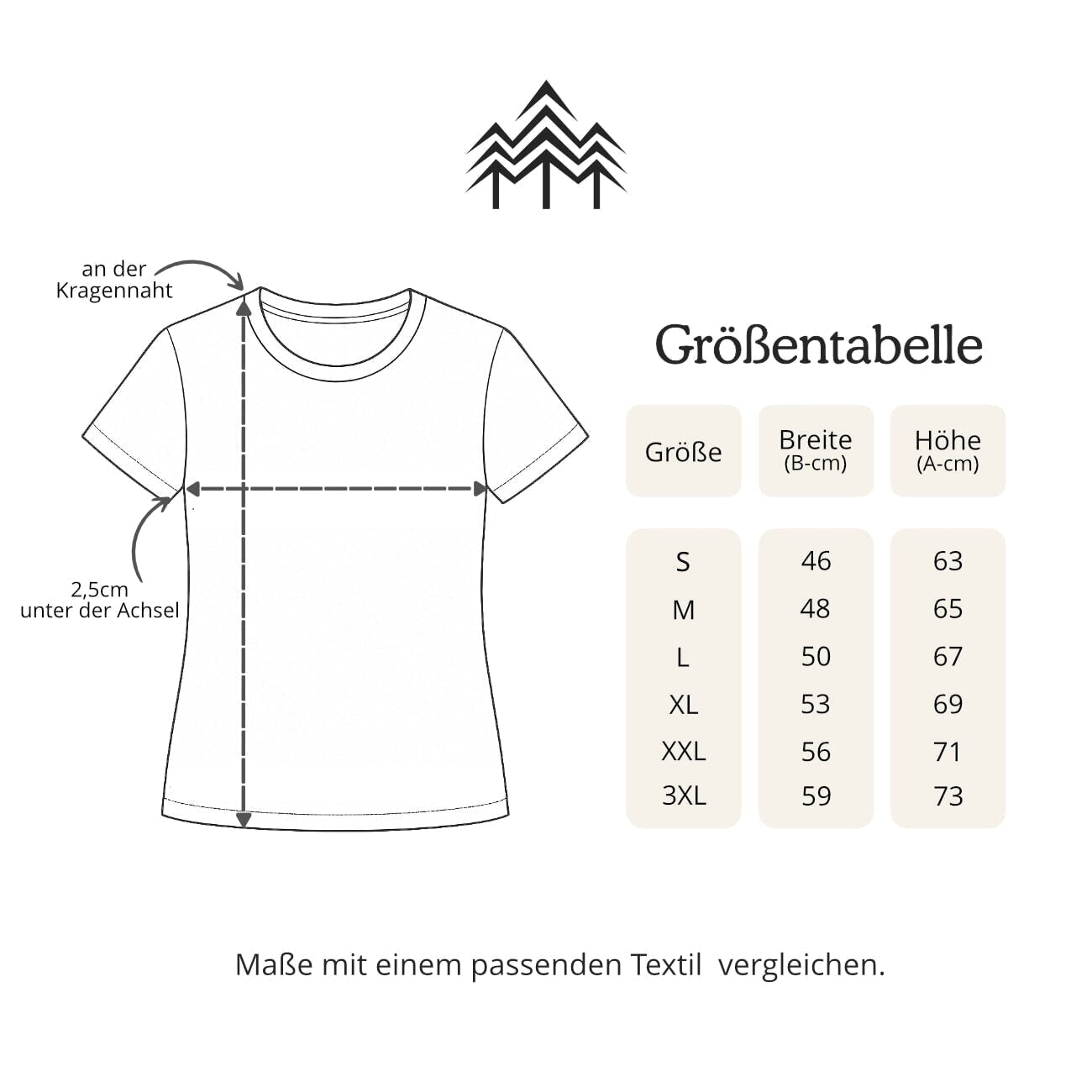 Tencel® Treeline - Bio Damen Shirt aus Holzfaser