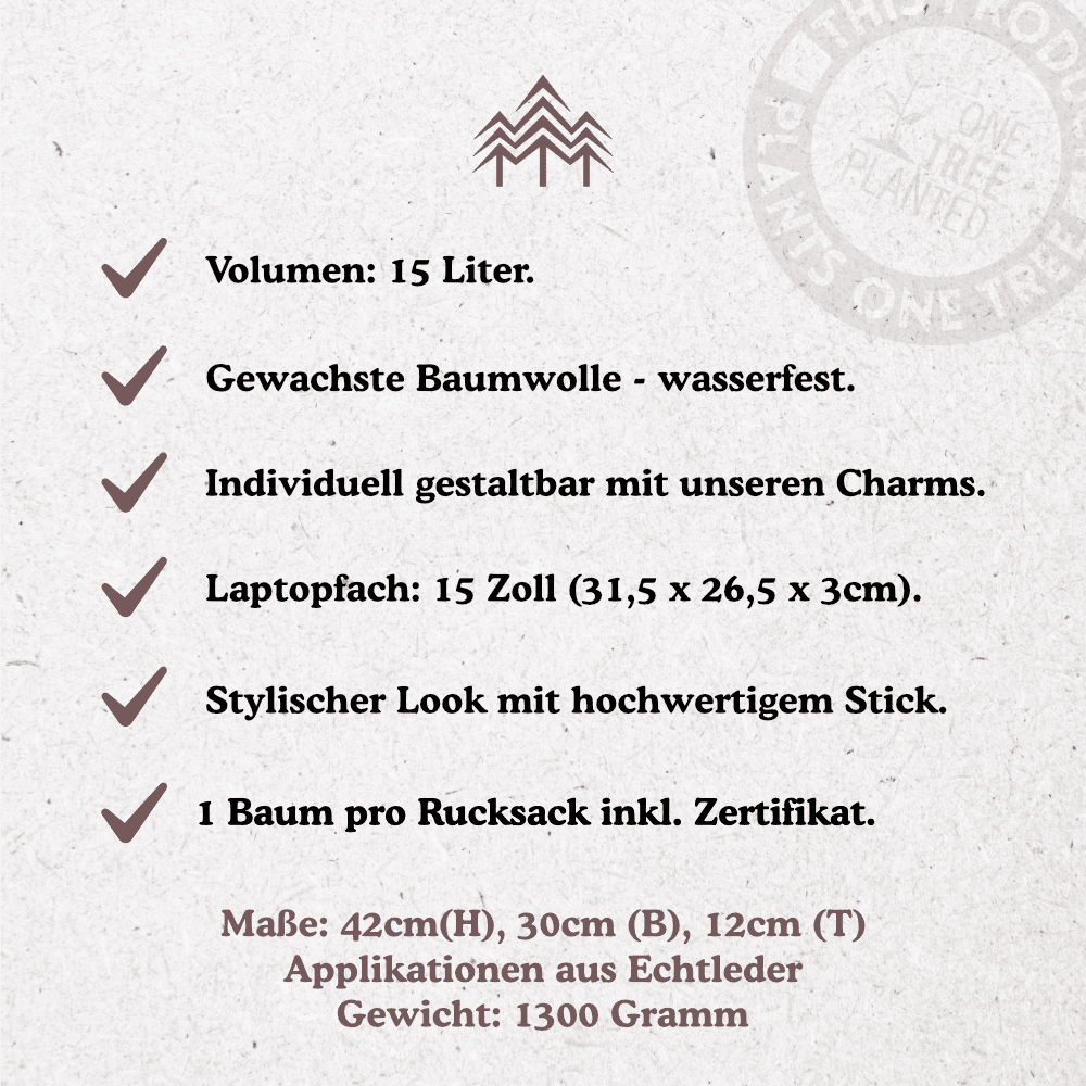 Daypack Acadia - Lavenda (🌲)