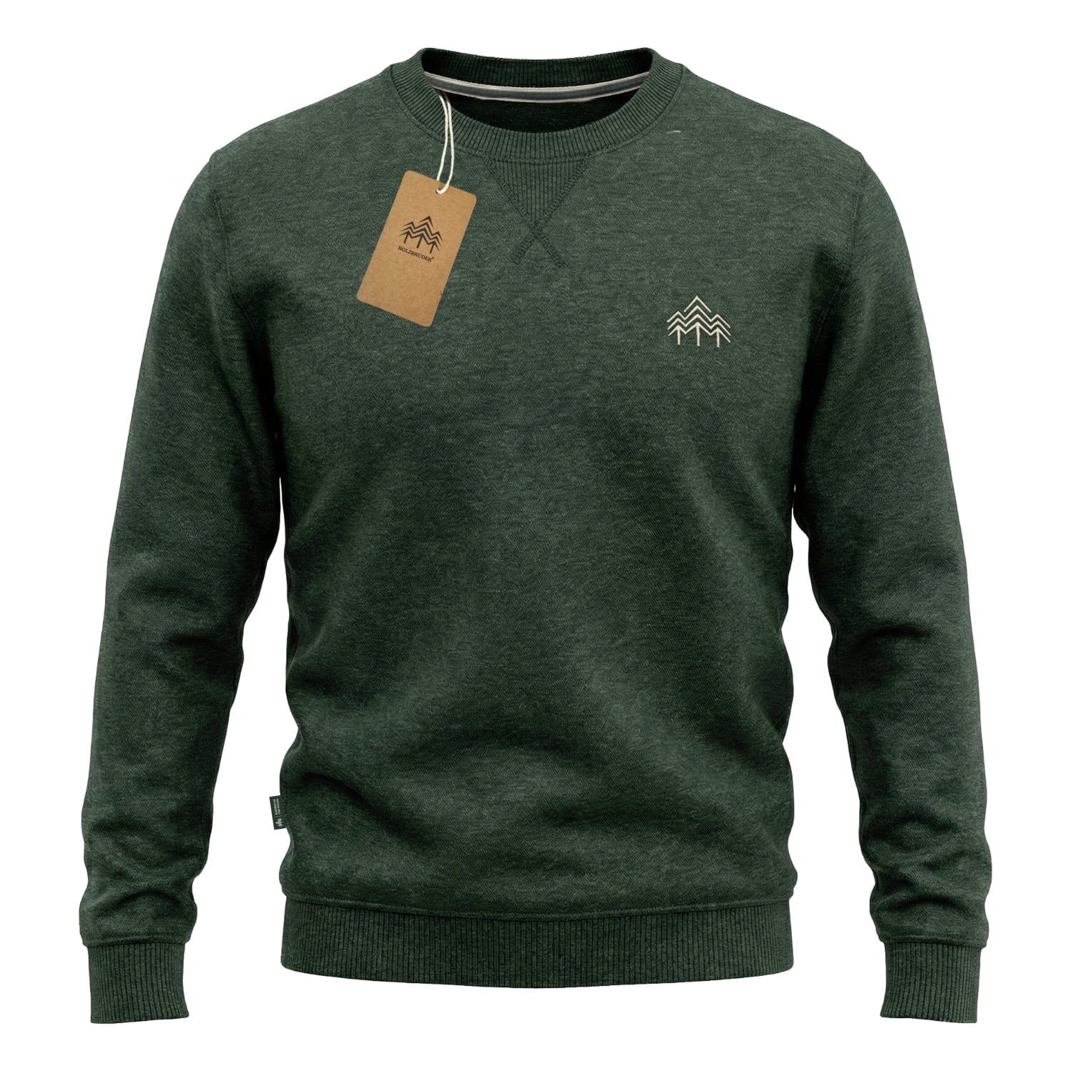 Holzbrüder® Unisex Sweatshirt meliert "Cedar"