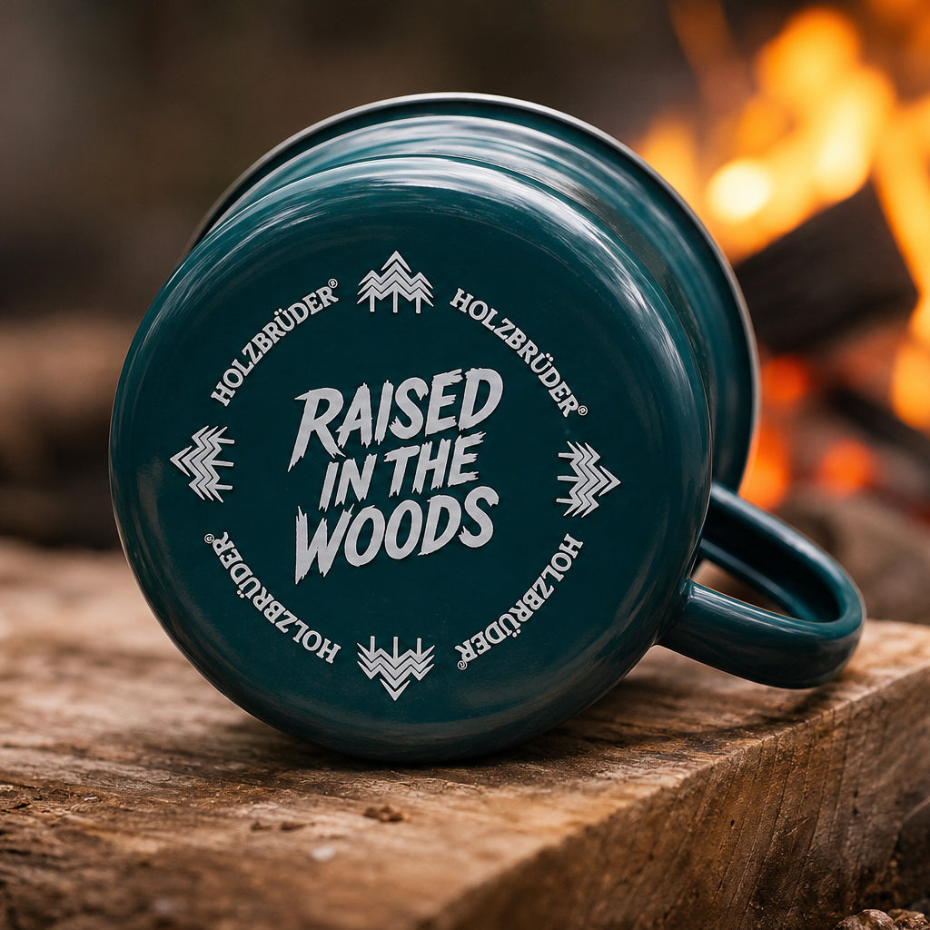Emaille Tasse - Fuchs im Wald