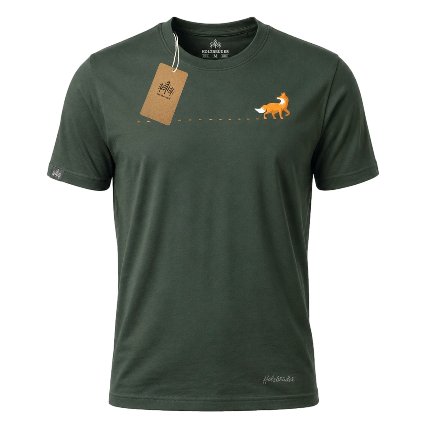 Holzbrüder® Originals - Fuchs Spur Bio Herren Shirt