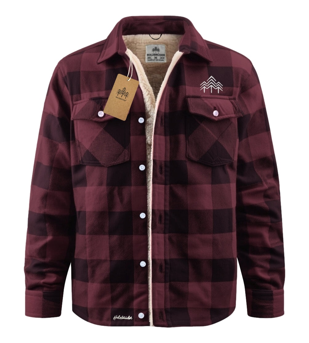 Holzbrüder® Flanelljacke – Outlander (Red-Timber)