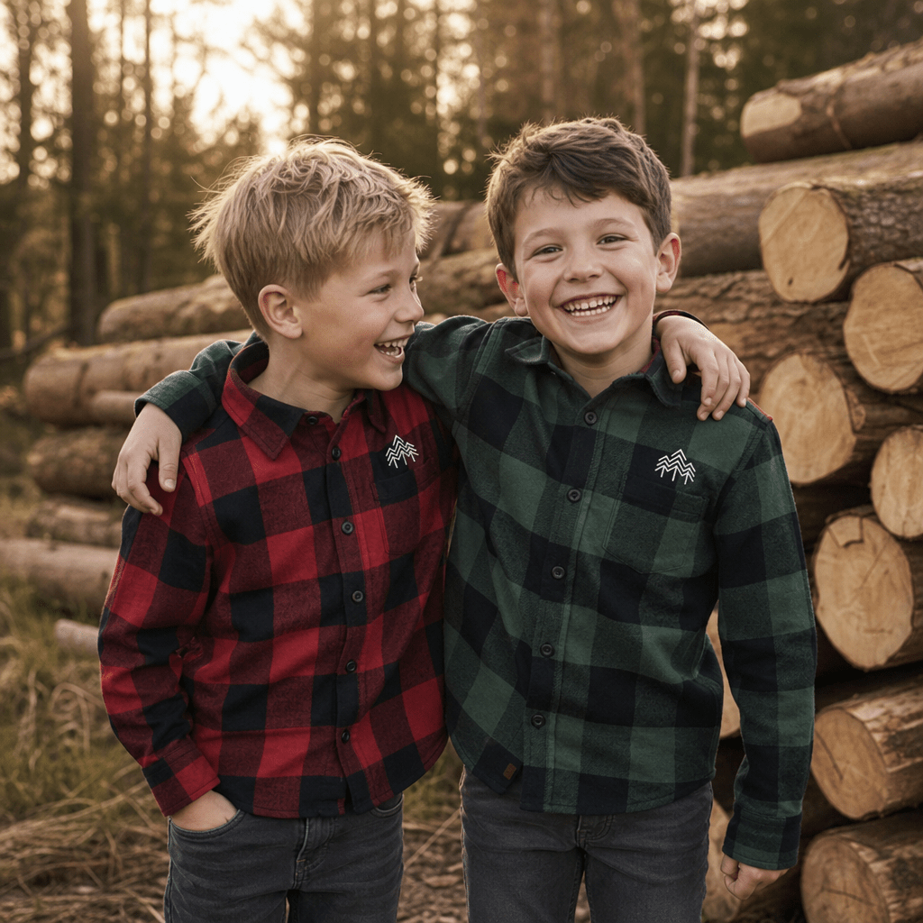 Holzbrüder® - Kinder Flanellhemd