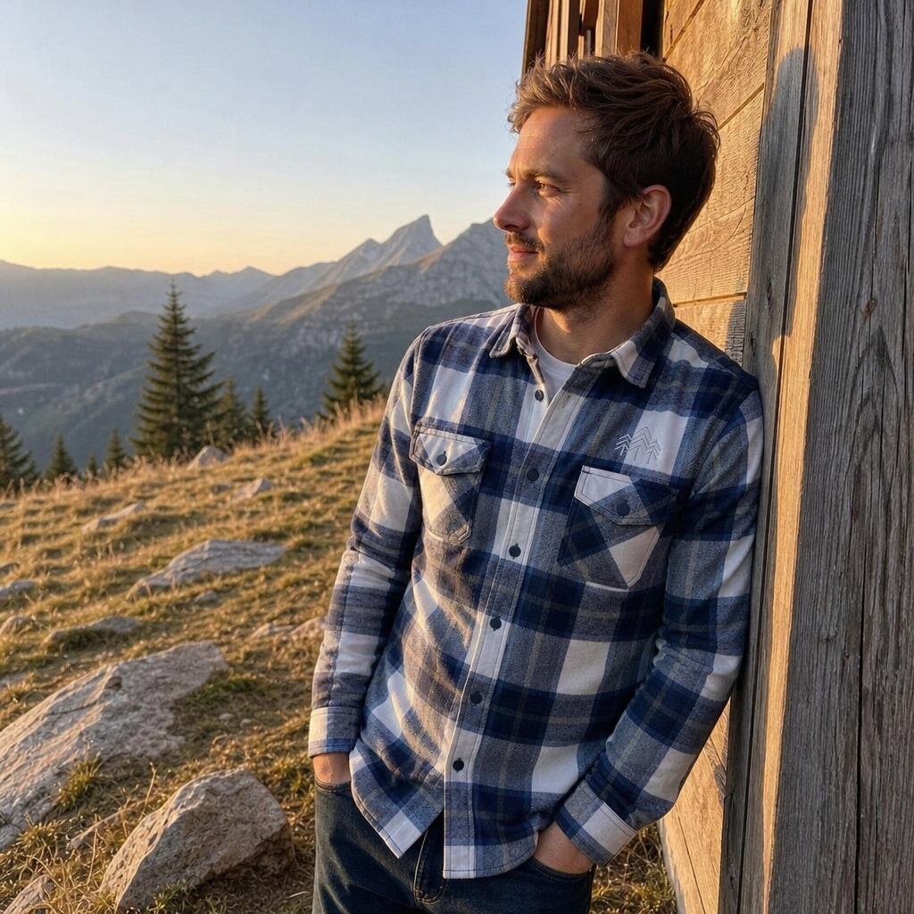 Holzbrüder® - Unisex Flanellhemd - Summit