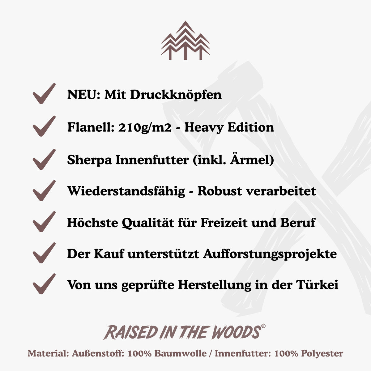 Holzbrüder® Flanelljacke – Outlander
