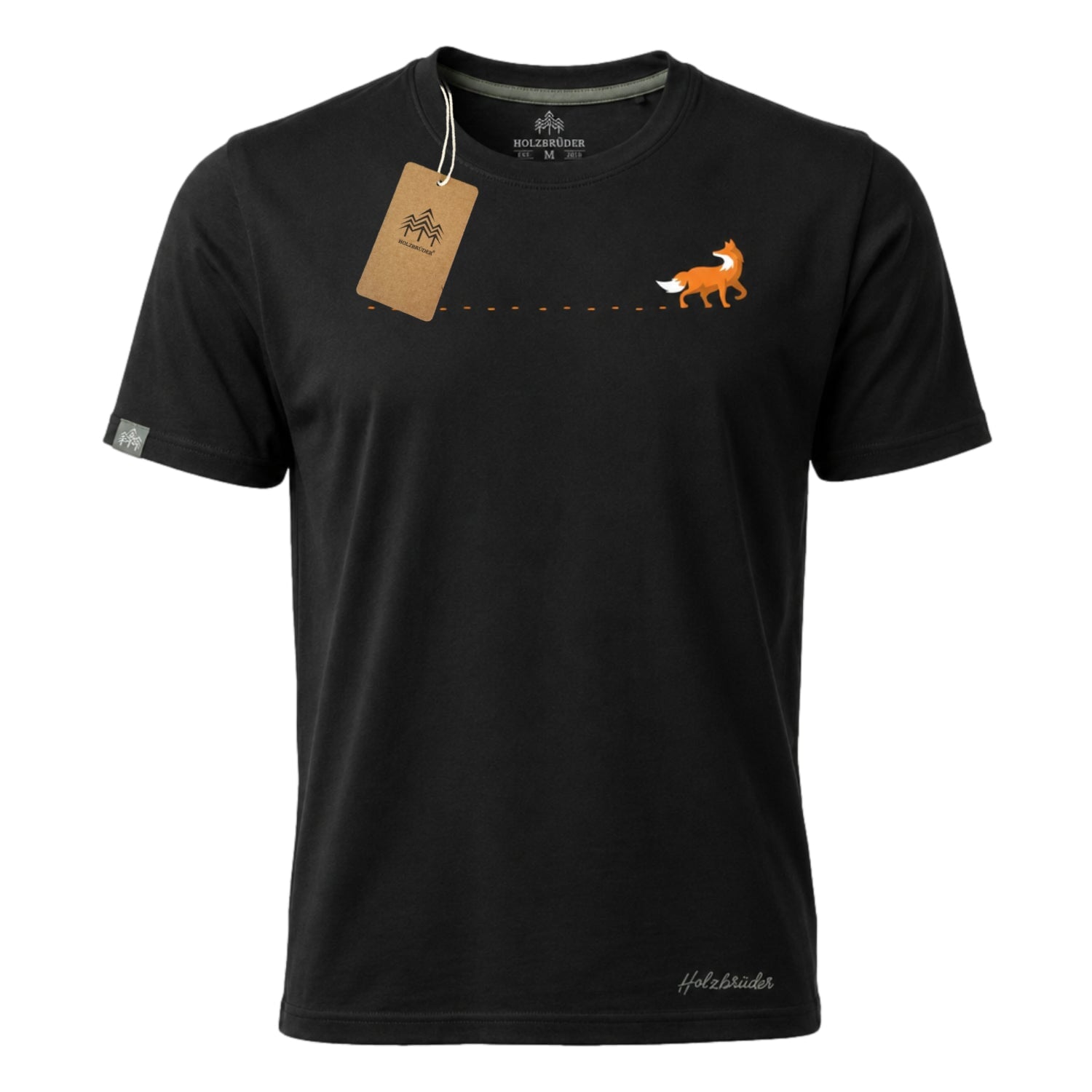 Holzbrüder® Originals - Fuchs Spur Bio Herren Shirt