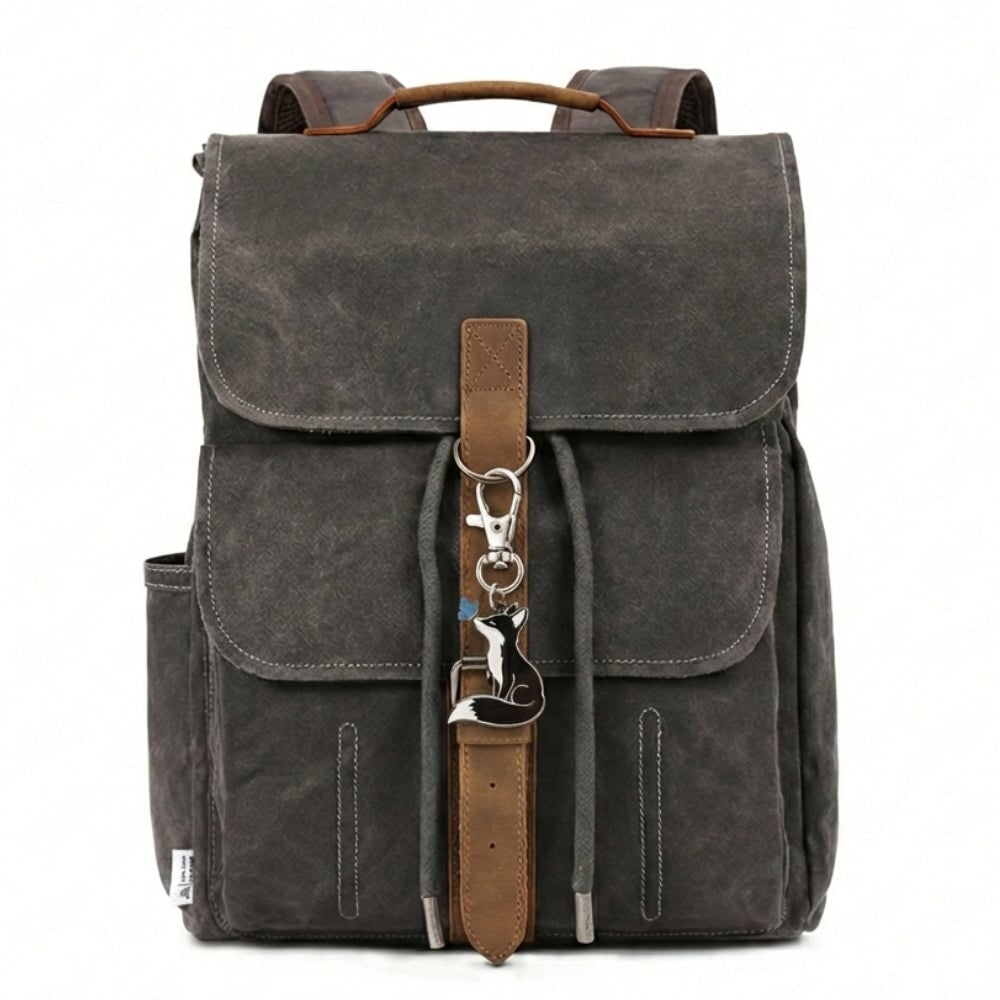 Emaille Anhänger - Fuchs & Schmetterling