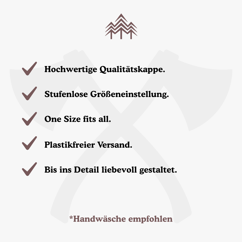 HB® Baseball Cap - Nature Skull black