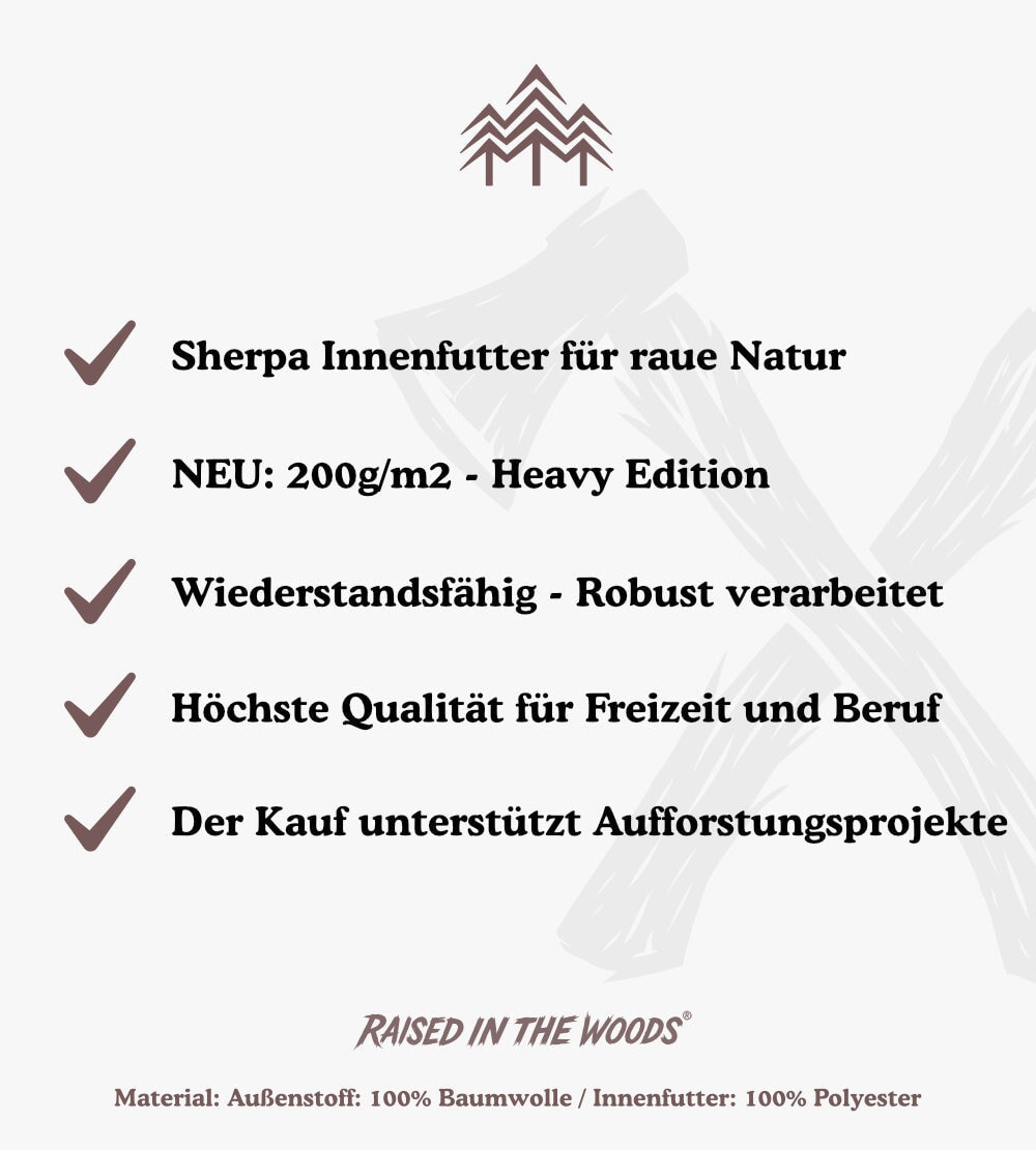 Holzbrüder® Flanelljacke – Outlander (Red-Timber)