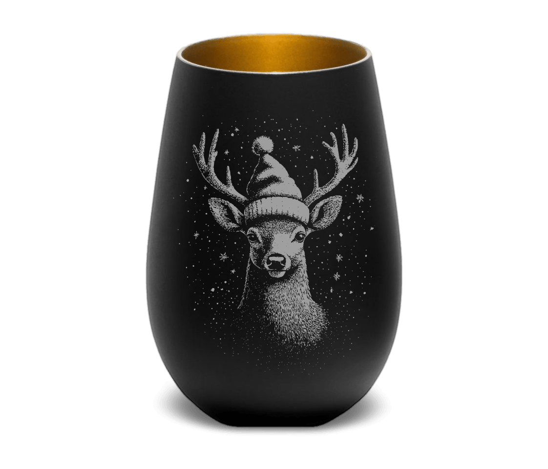 Windlicht Weihnachtshirsch