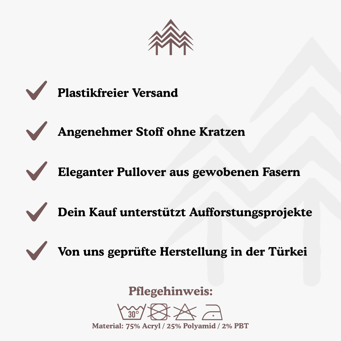 Holzbrüder® Strickpullover "Lodge"