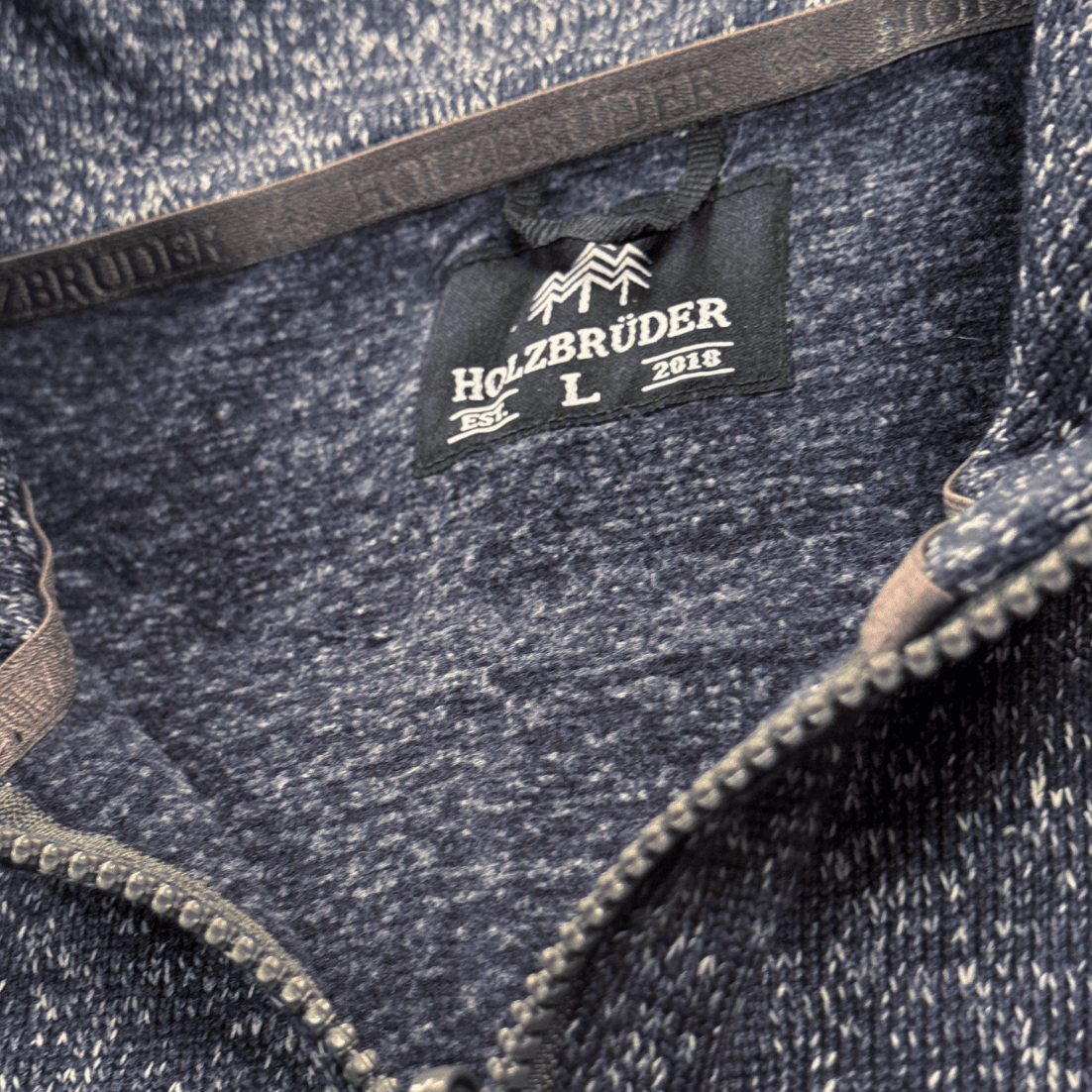 HOLZBRÜDER® Strickfleece Jacke / navy (🌲)