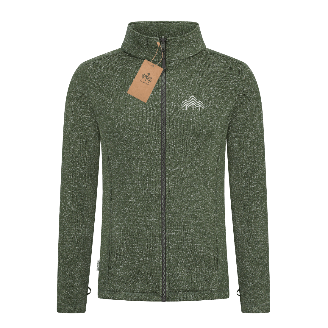 HOLZBRÜDER® Strickfleece Jacke / green (🌲)