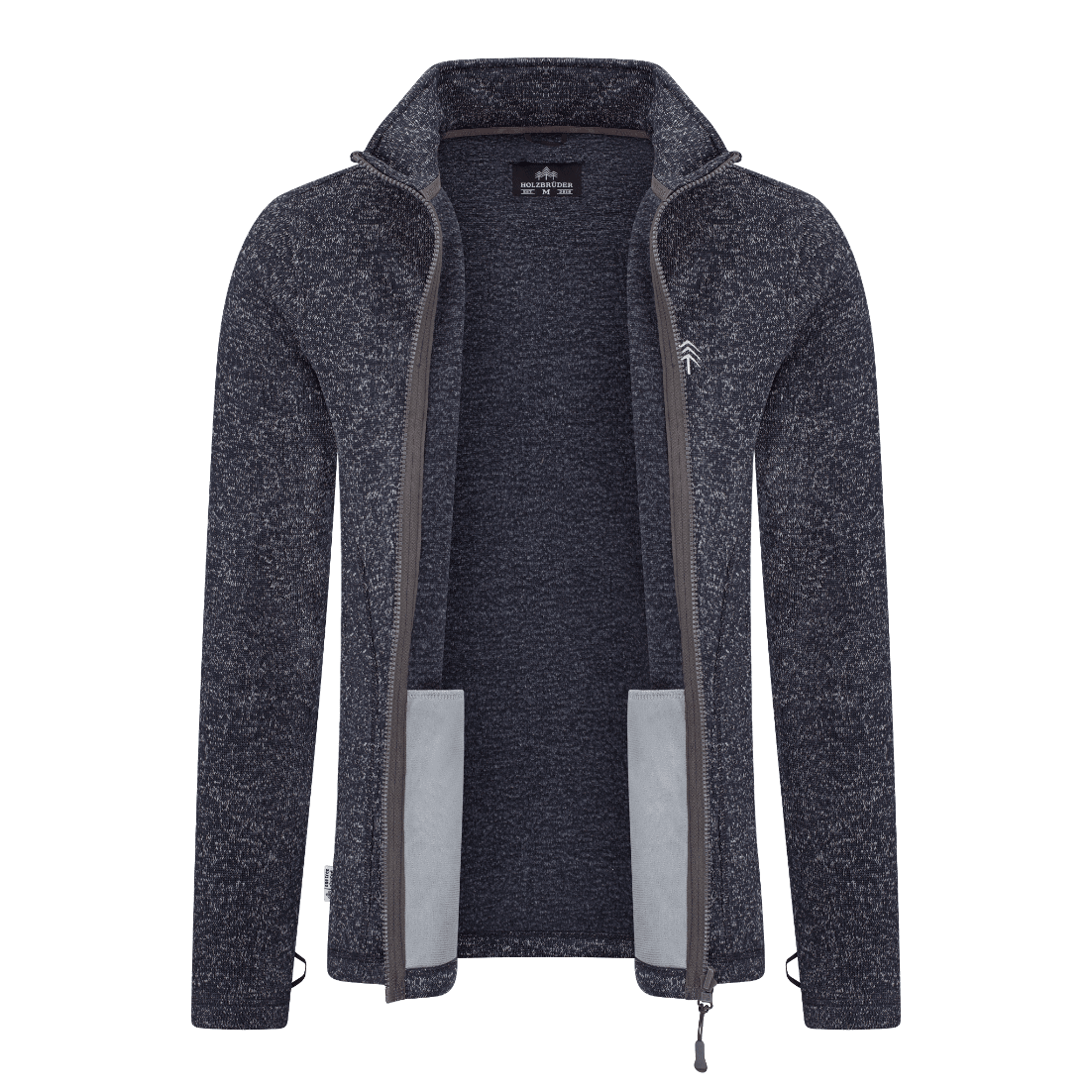 HOLZBRÜDER® Strickfleece Jacke / navy (🌲)