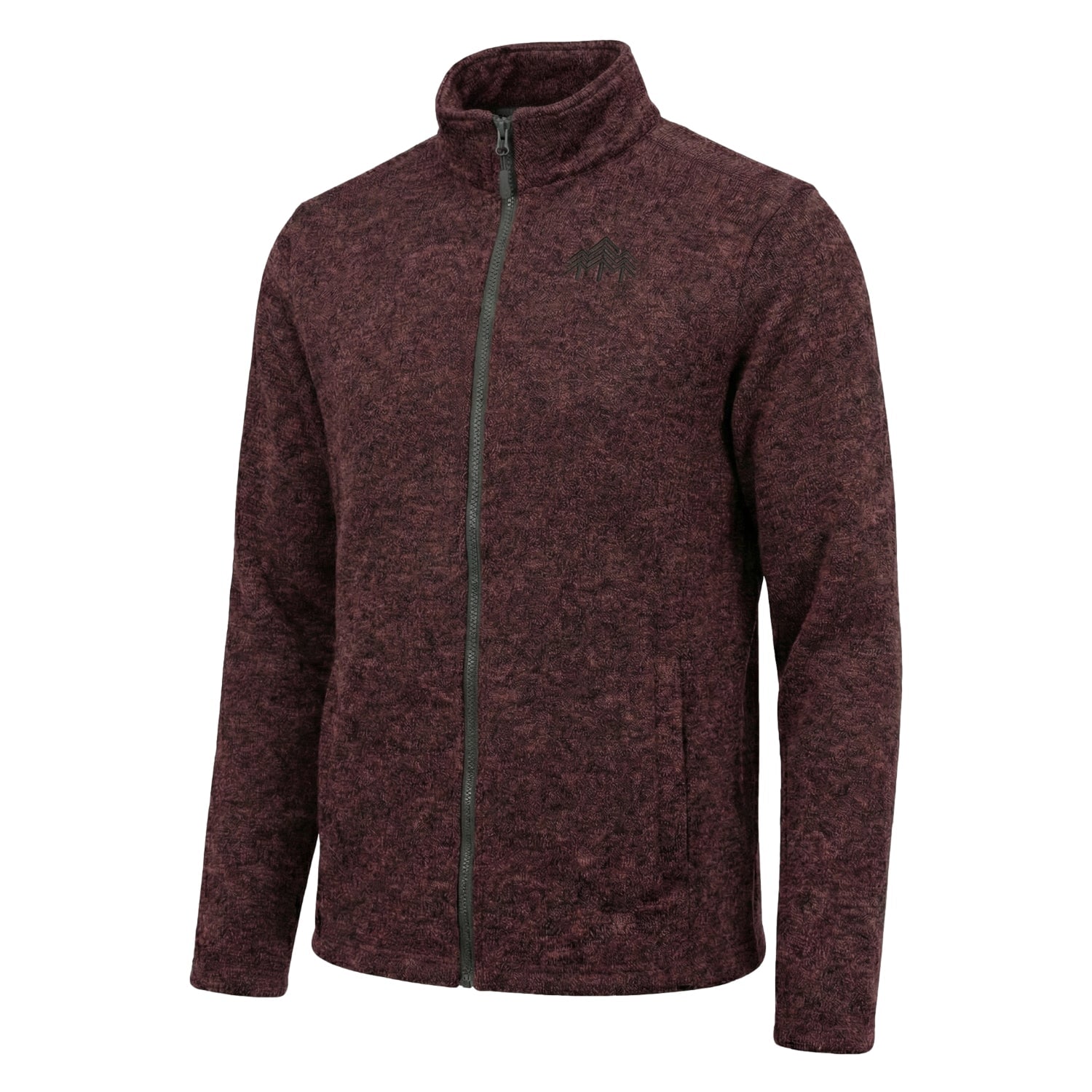 Holzbrüder® Strickfleece Jacke / Grape