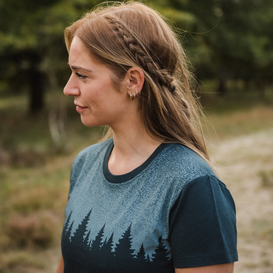 Tencel® Treeline - Bio Damen Shirt aus Holzfaser