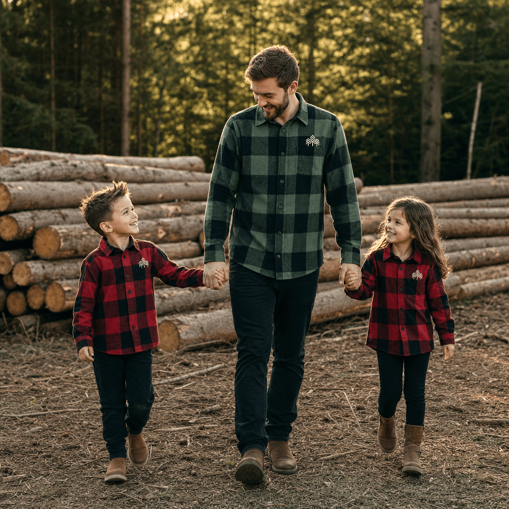 Holzbrüder® - Kinder Flanellhemd