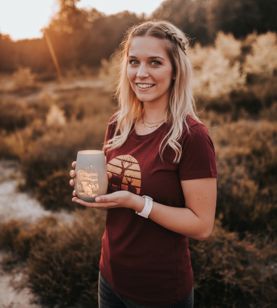 Windlicht Sternennacht