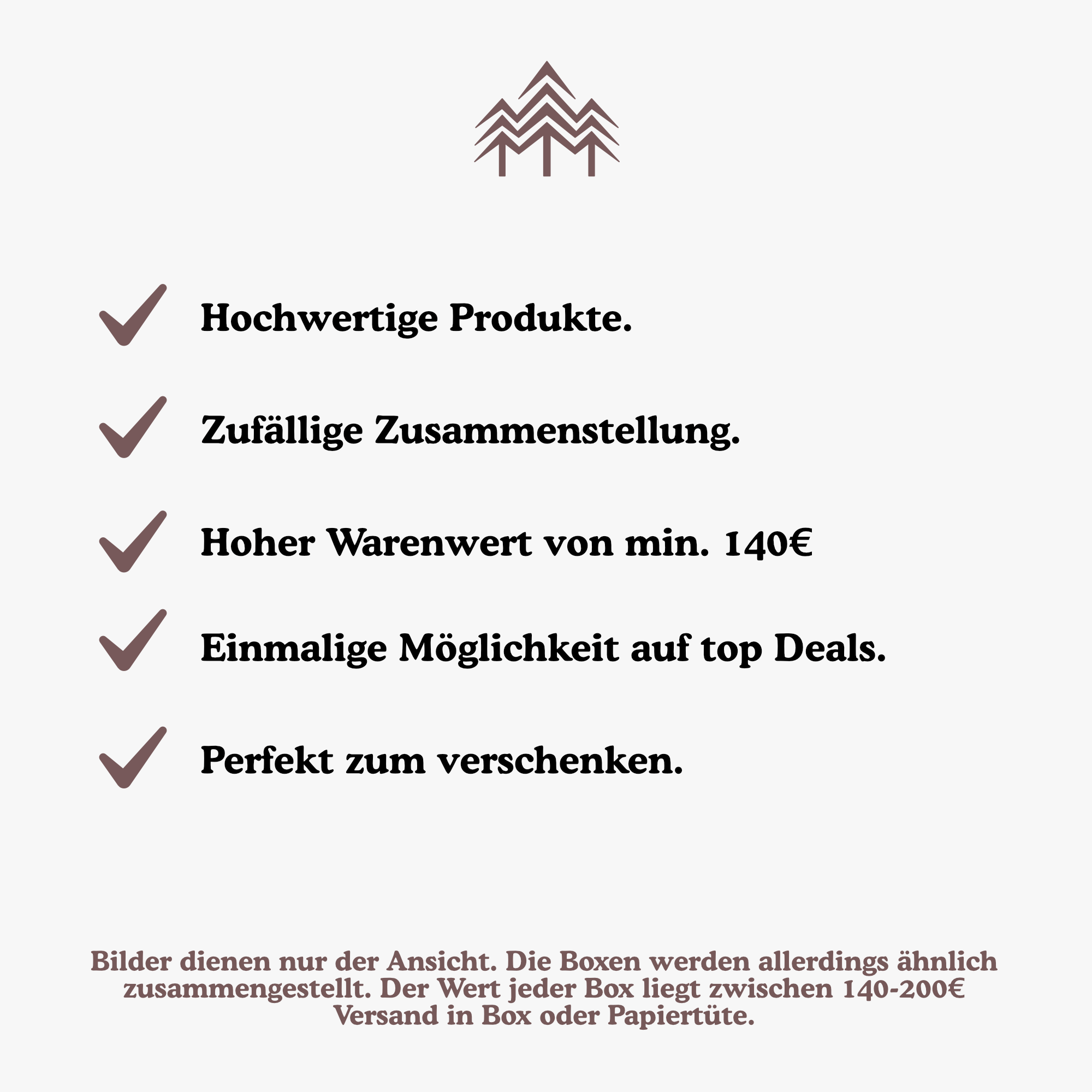 Holzbrüder® Wundertüte Herren