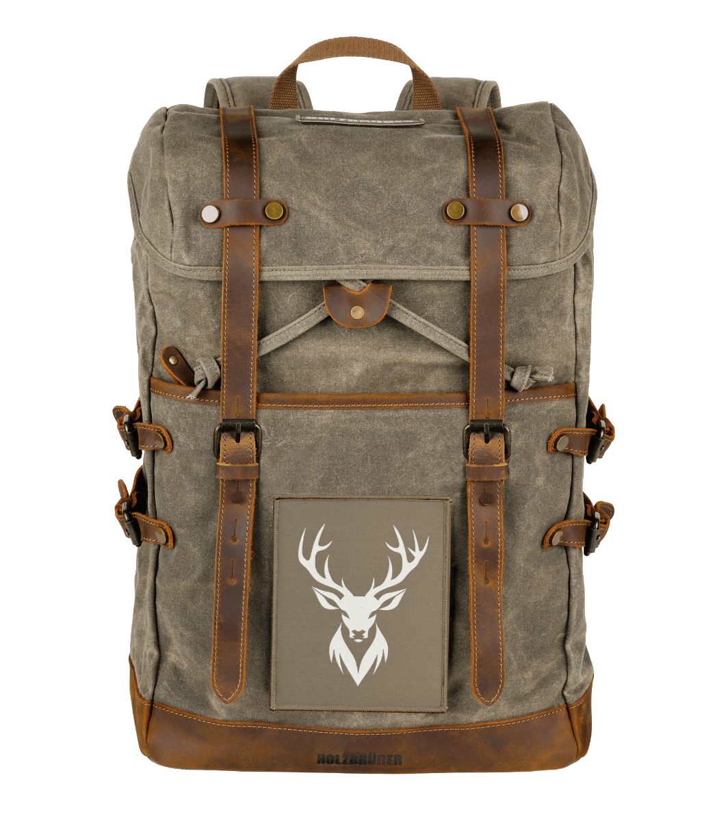 BIG PATCH DEER (olivgrau)