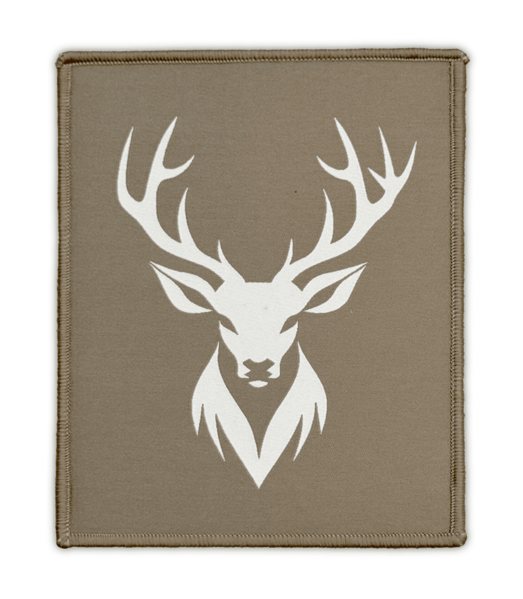 BIG PATCH DEER (olivgrau)