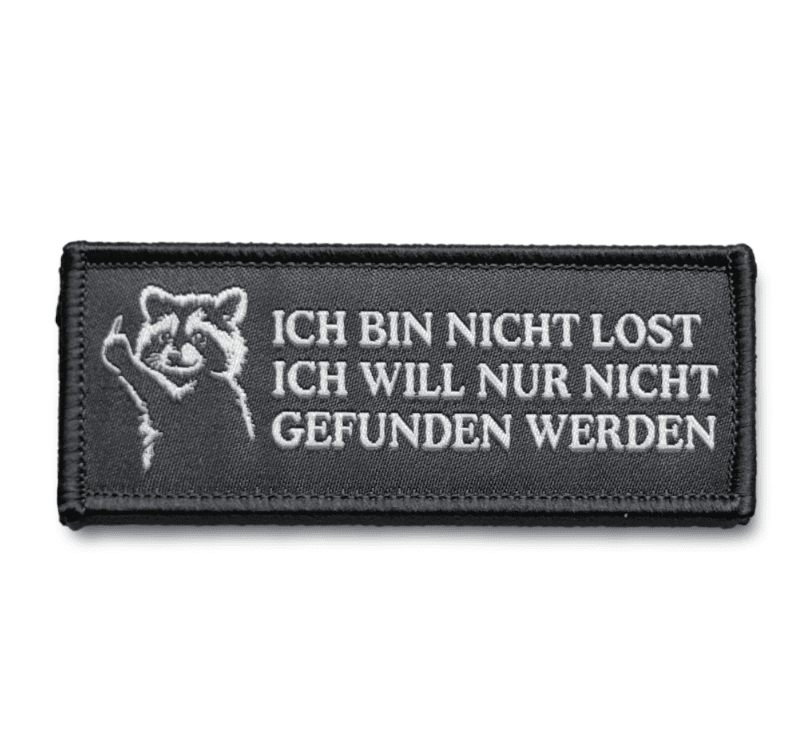 Small Patch - Ich bin nicht Lost - Schwarzblau