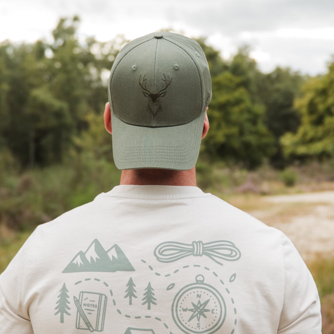 HB® Baseball Cap Hirsch - green