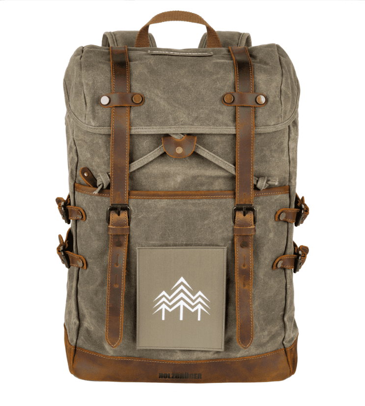 Rucksack mit Patch (🌲)