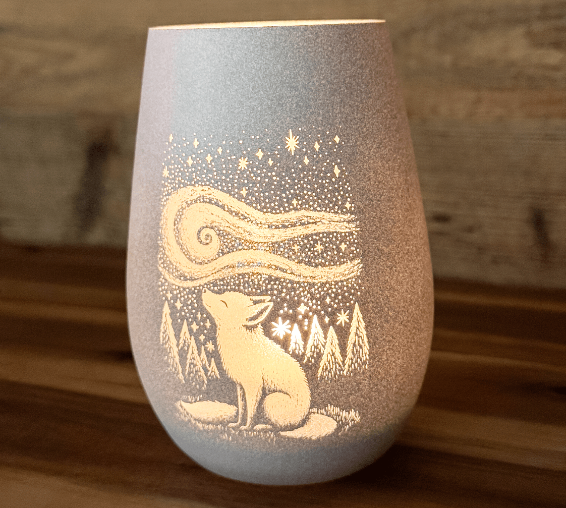 Windlicht Sternennacht