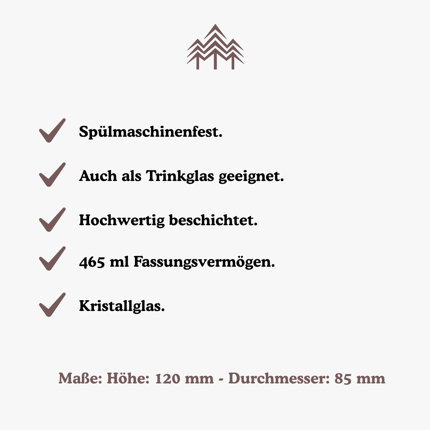 Windlicht Hirsch Im Wald gesprenkelt