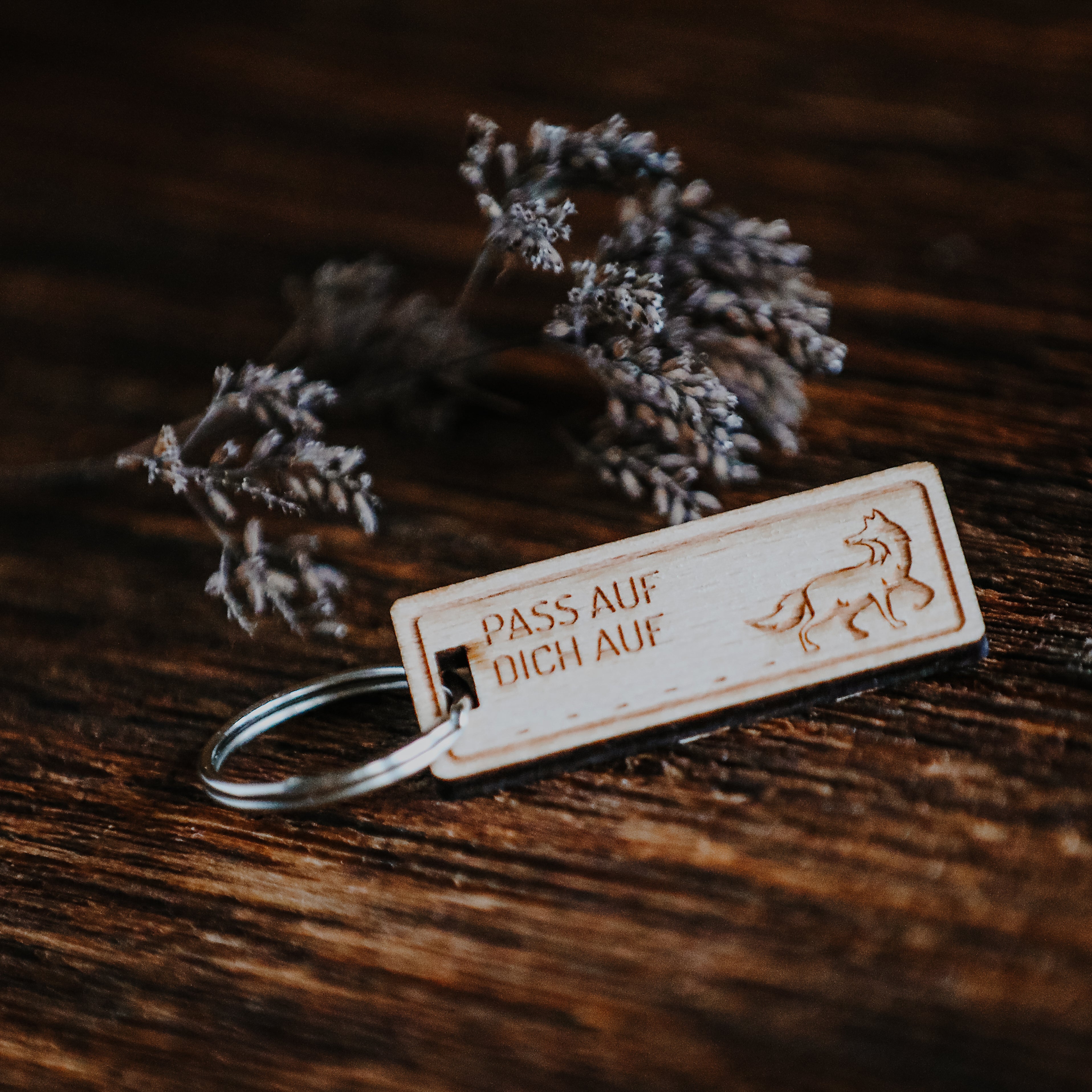 Pass Auf Dich Auf - Fuchs Schlüsselanhänger