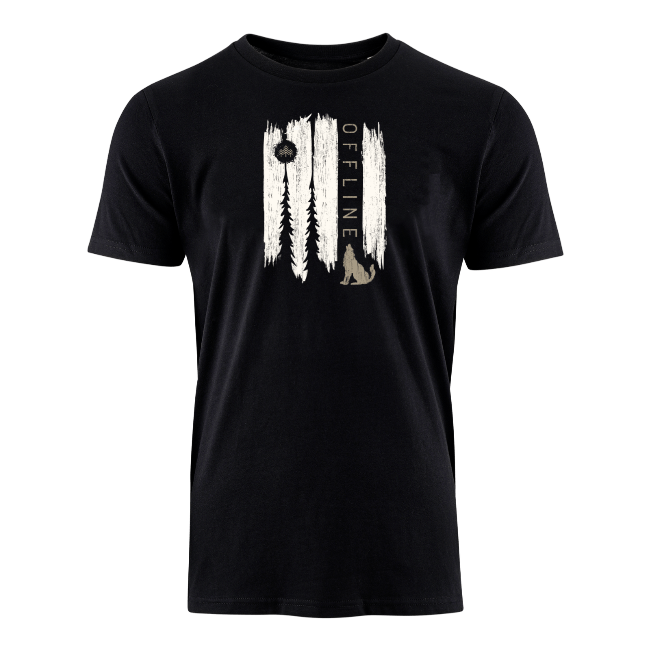 Wolf-Offline - Bio Herren Shirt