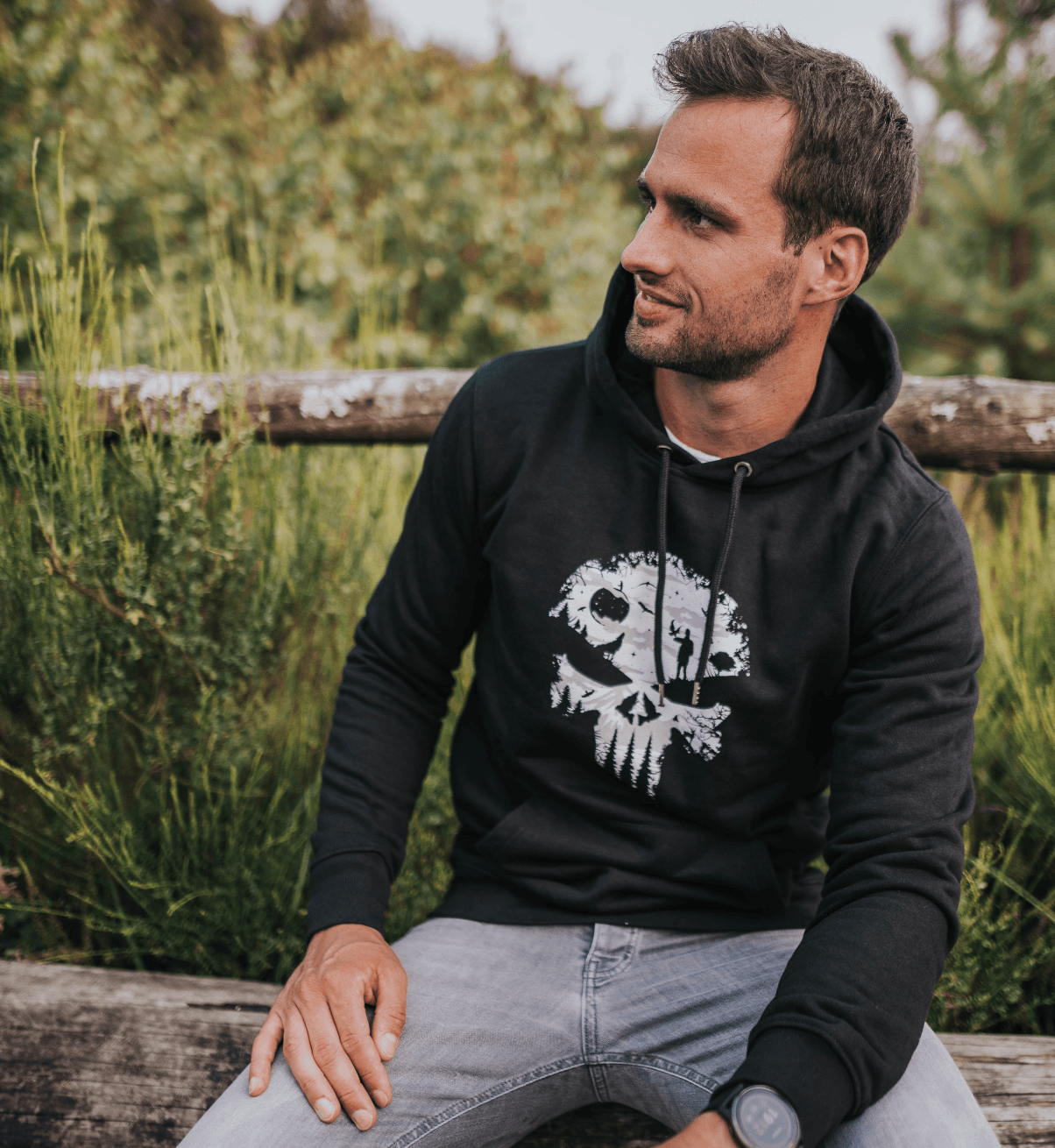Nature Skull - Bio Unisex Hoodie (PREMIUM)