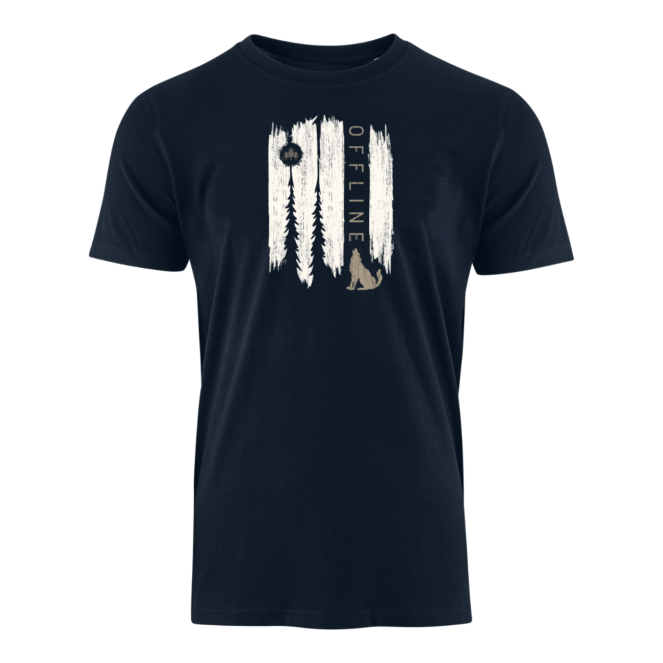 Wolf-Offline - Bio Herren Shirt