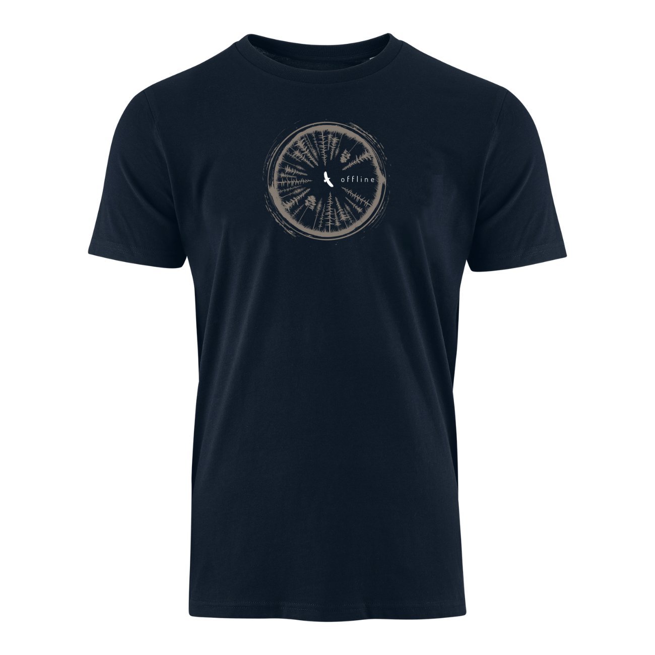 Offline im Wald - Bio Herren Shirt