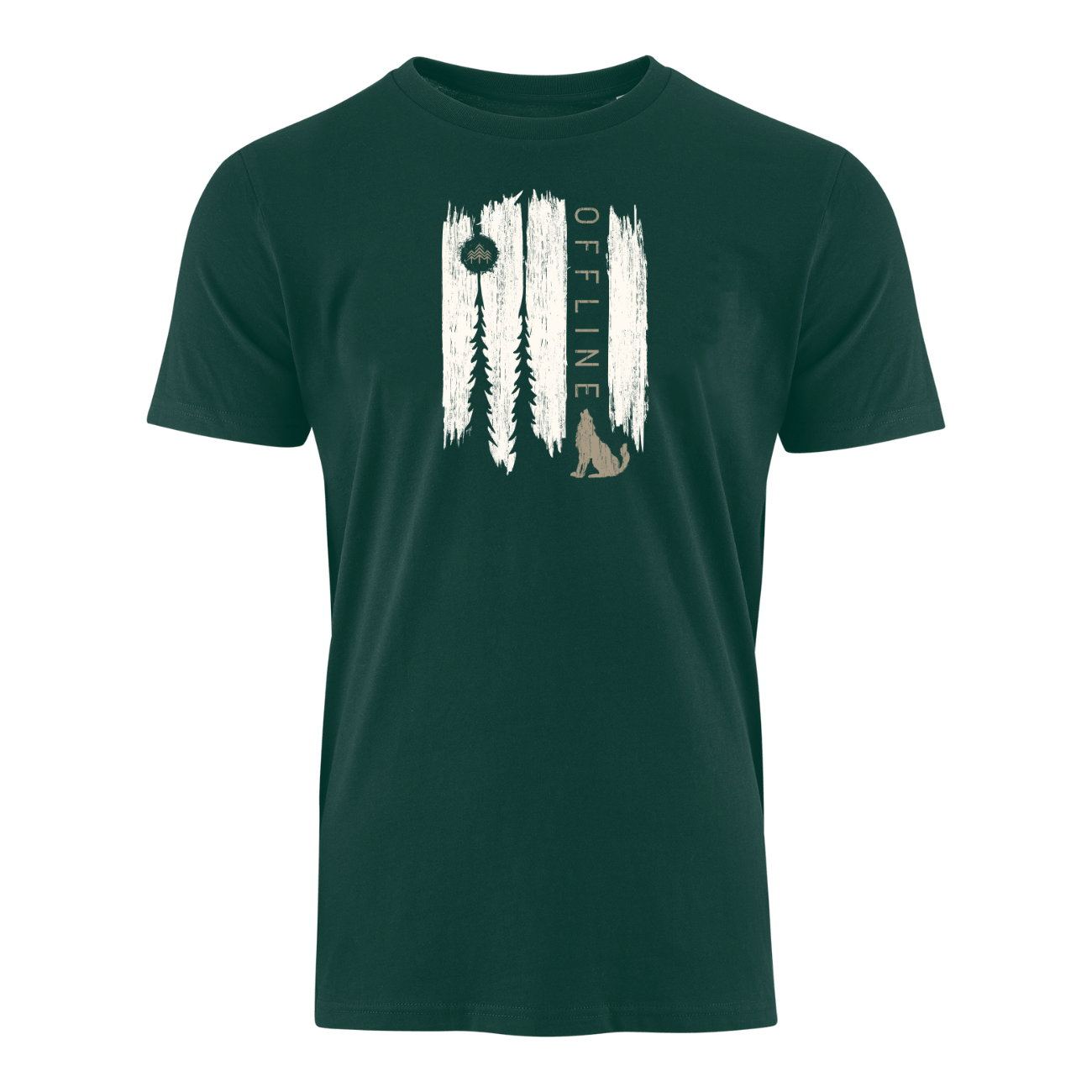 Wolf-Offline - Bio Herren Shirt