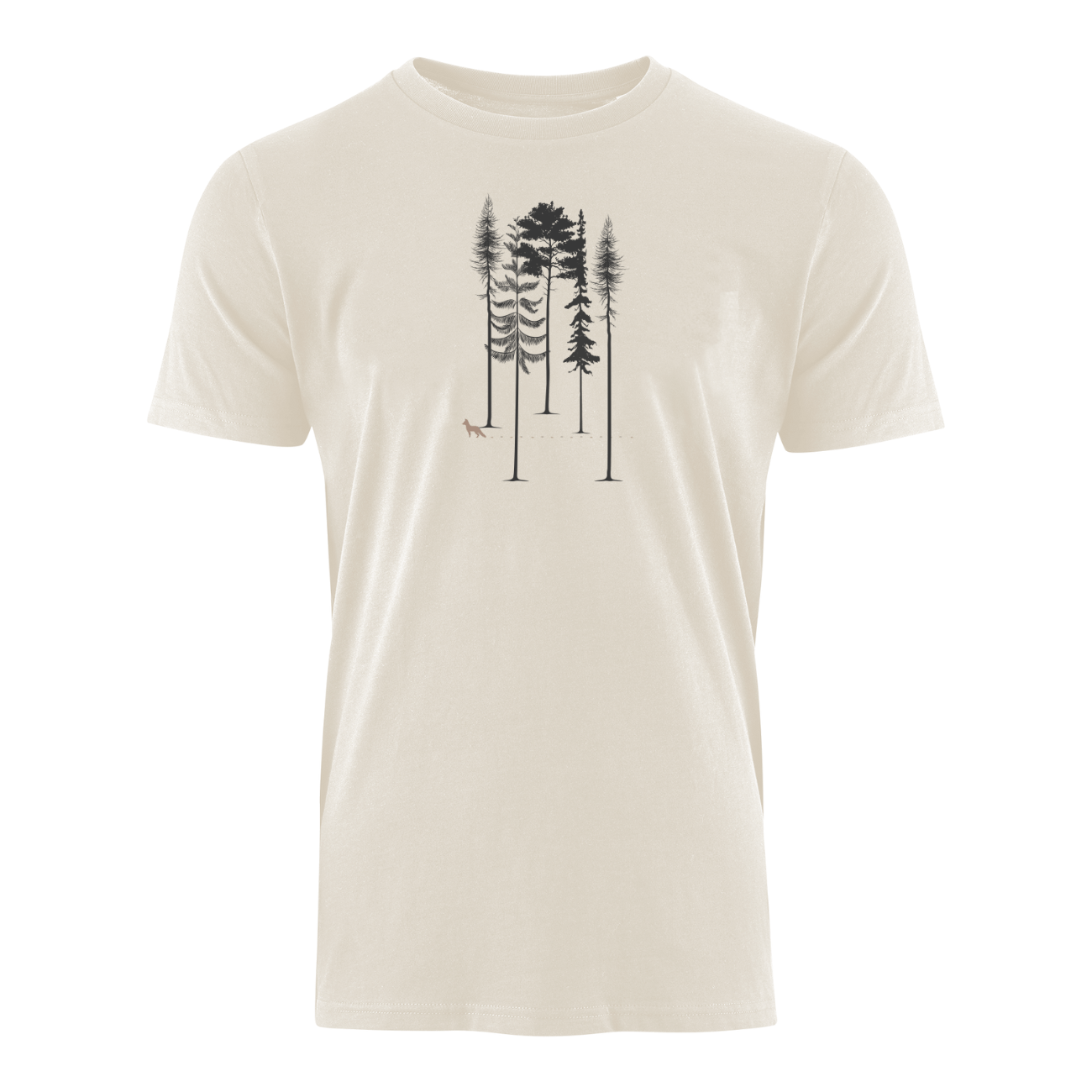 Wanderfuchs (hell) - Bio Herren Shirt