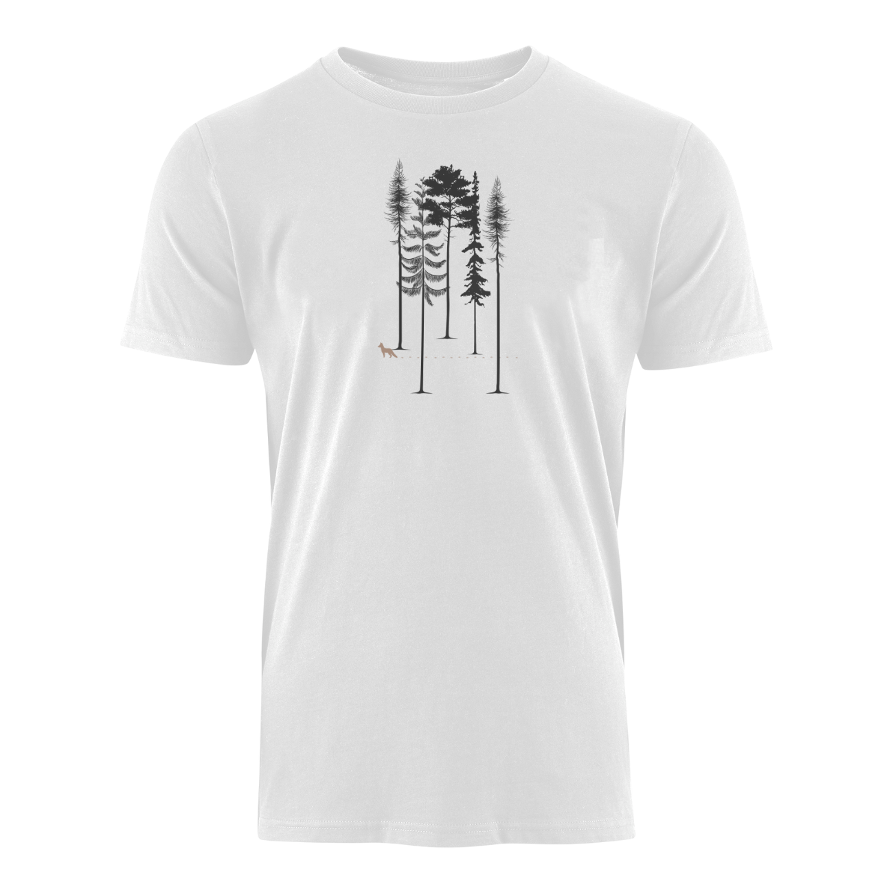 Wanderfuchs (hell) - Bio Herren Shirt