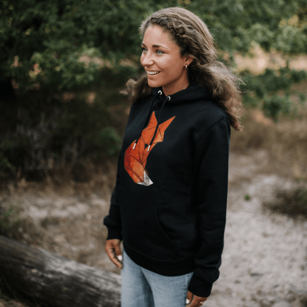 Origami Fuchs - Bio Unisex Hoodie (PREMIUM)