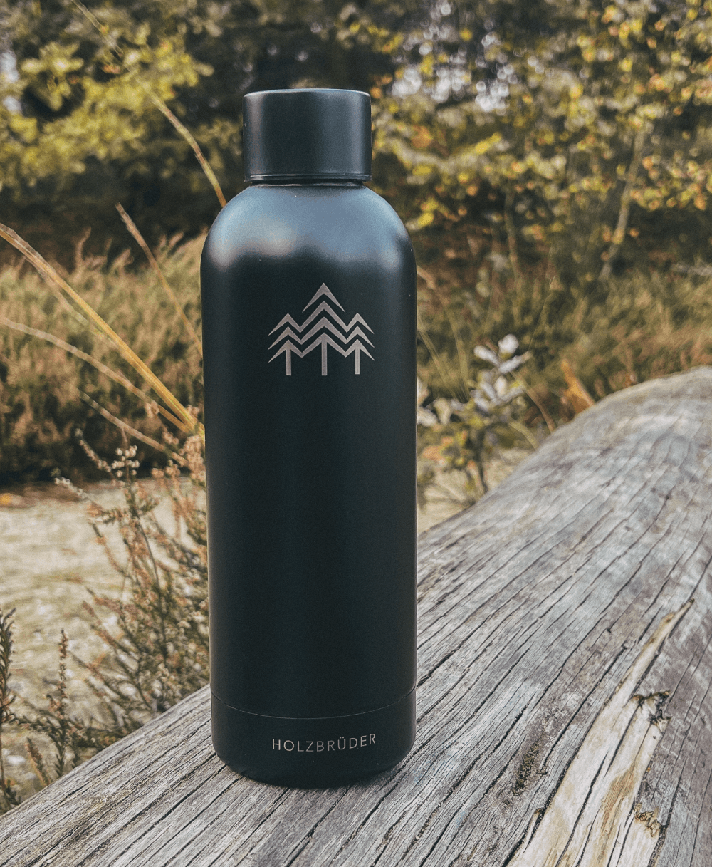 Baum Logo - Thermo-Trinkflasche (🌲)